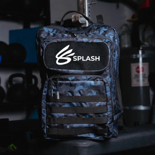 Tactical Gym Backpack (Black Camo)